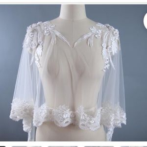 Lace Wedding Capelet/Bolero